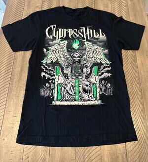 Cypress Hill Black Sunday 30th Anniversary Tour T-Shirt Denver CO 2023 Black Men
